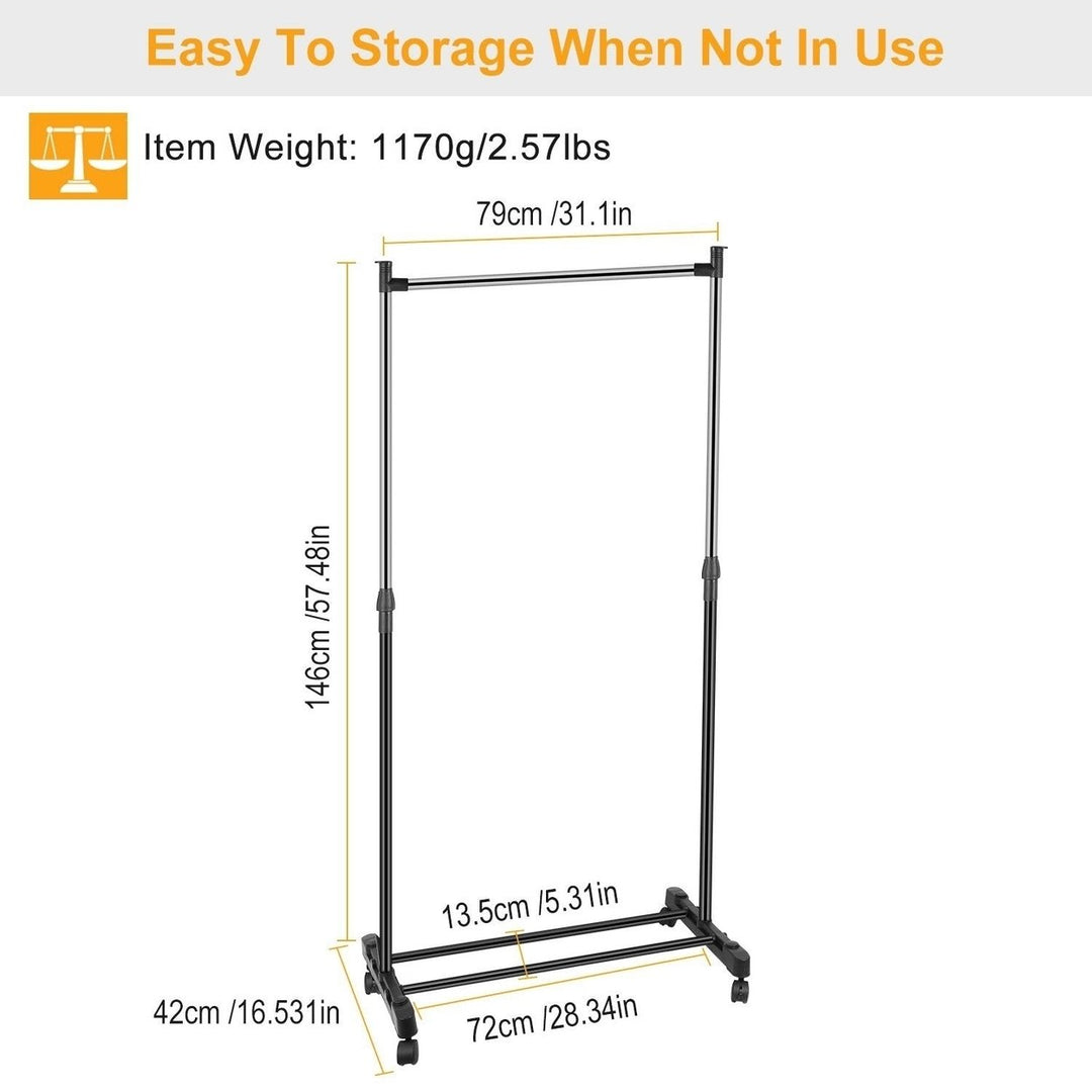 15 kg./33 lbs. Height Adjustable Garment Racks Image 9