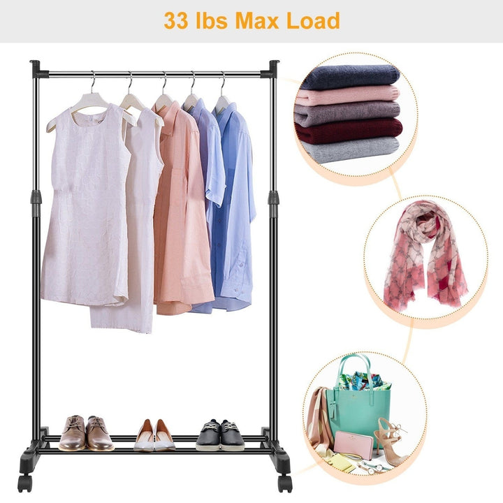 15 kg./33 lbs. Height Adjustable Garment Racks Image 10