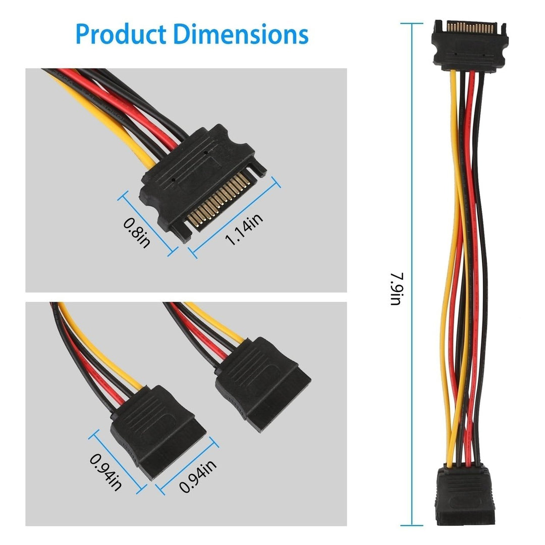 15 Pin Y Splitter Cable Adapter Image 6