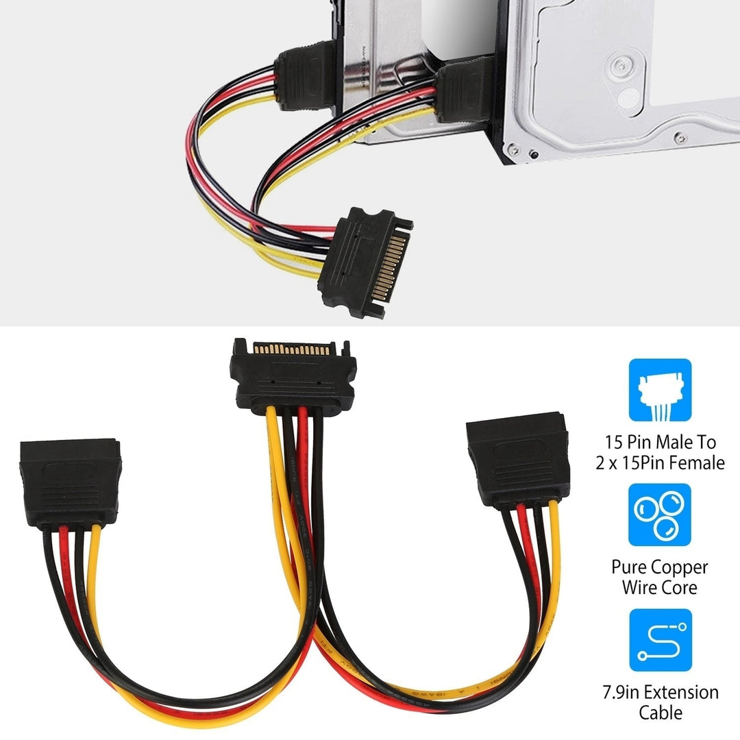 15 Pin Y Splitter Cable Adapter Image 10