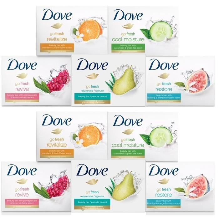 15-Pack: Dove Bar Soap Variety Bundle Image 1