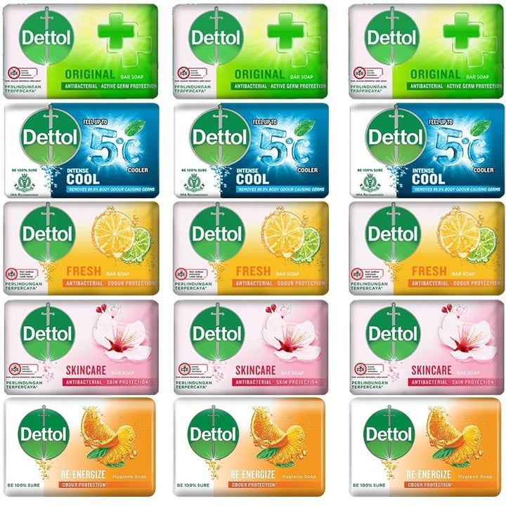 15-Pack: Dettol Anti-Bacterial Hand and Body Soap Assorted Flavors Image 10