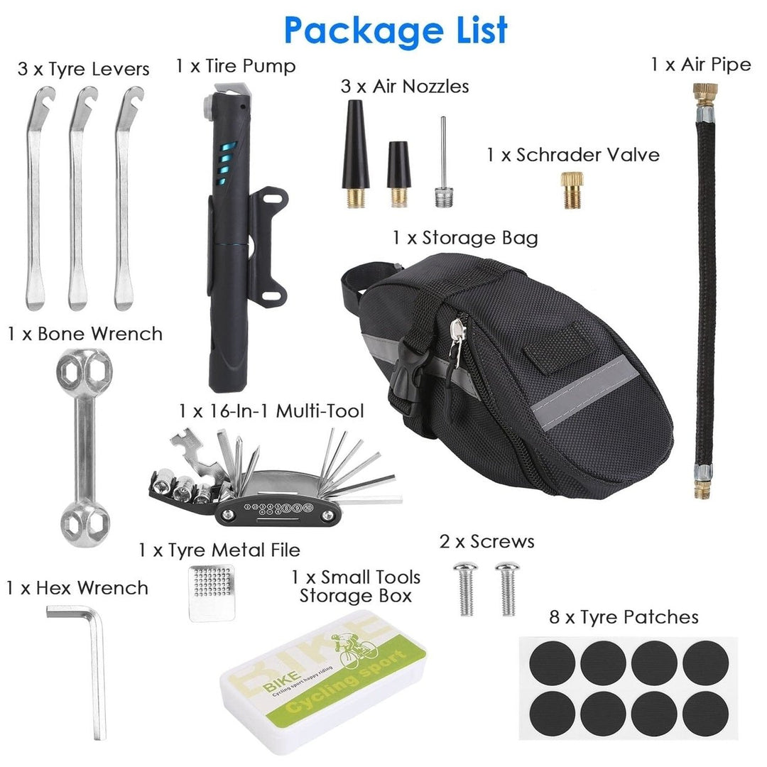 16-in-1 Bicycle Tire Repair Kit Image 4