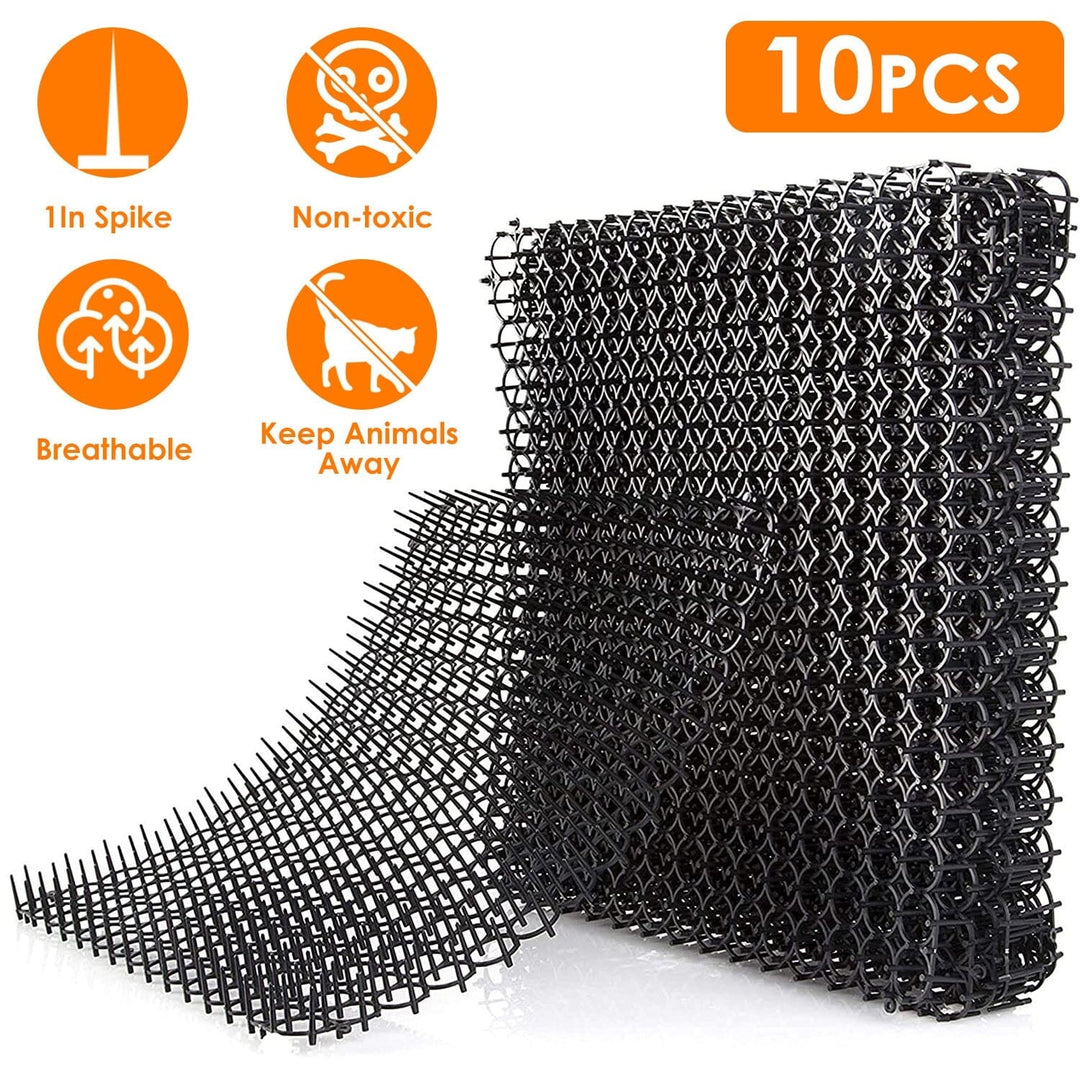 10-Piece: Cat Repellent Scat Mat with Spikes Image 4