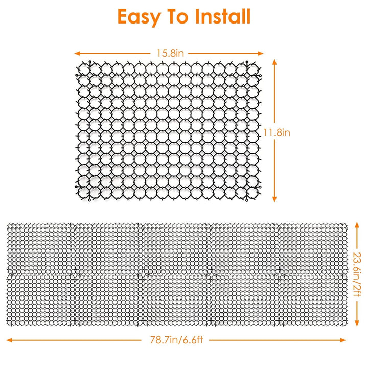 10-Piece: Cat Repellent Scat Mat with Spikes Image 6