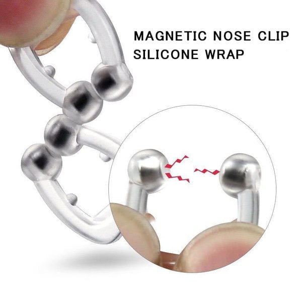 16-Pack: Silicone Magnetic Nose Clip Portable Mini Anti Snoring Image 3