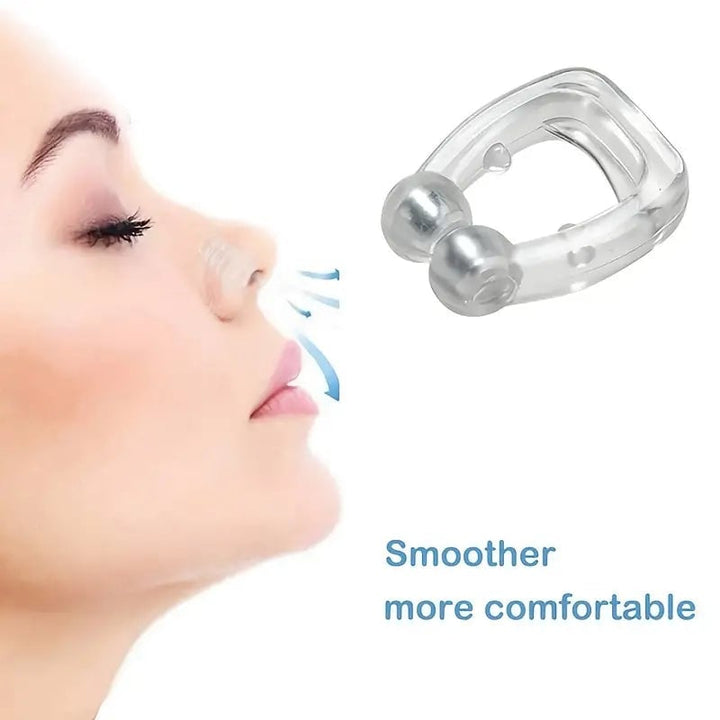 16-Pack: Silicone Magnetic Nose Clip Portable Mini Anti Snoring Image 9