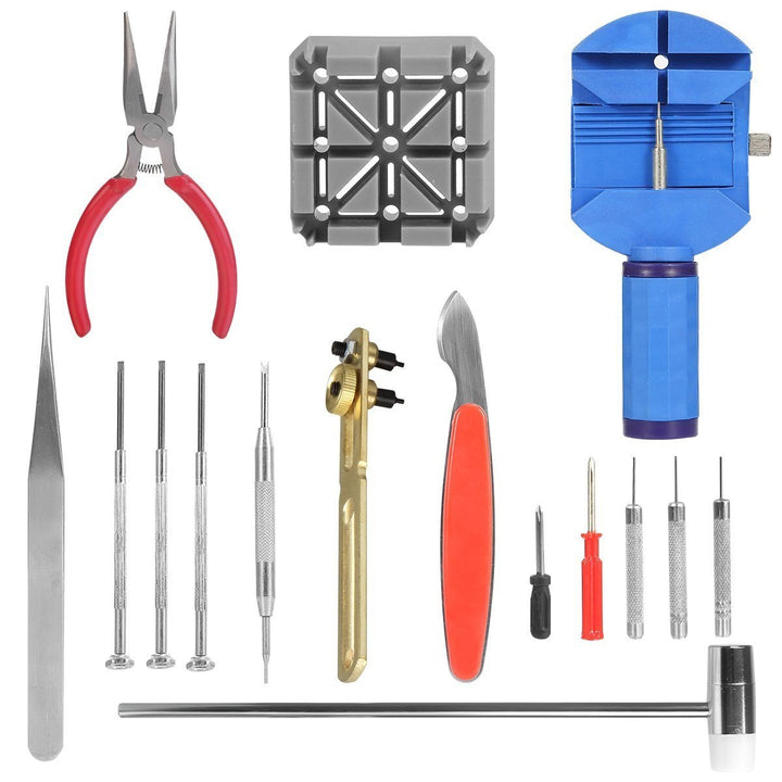 16-Pieces Set: Watch Repair Tool Kit Image 1