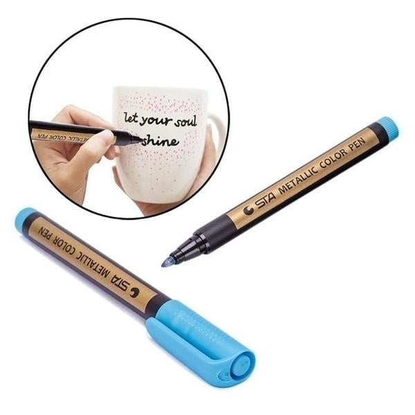 10-Piece: Metallic Paint Marker Pen Permanent Image 8