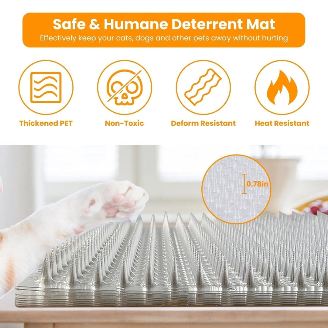 16-Pieces: Deterrent Training Mats with Spikes Image 6