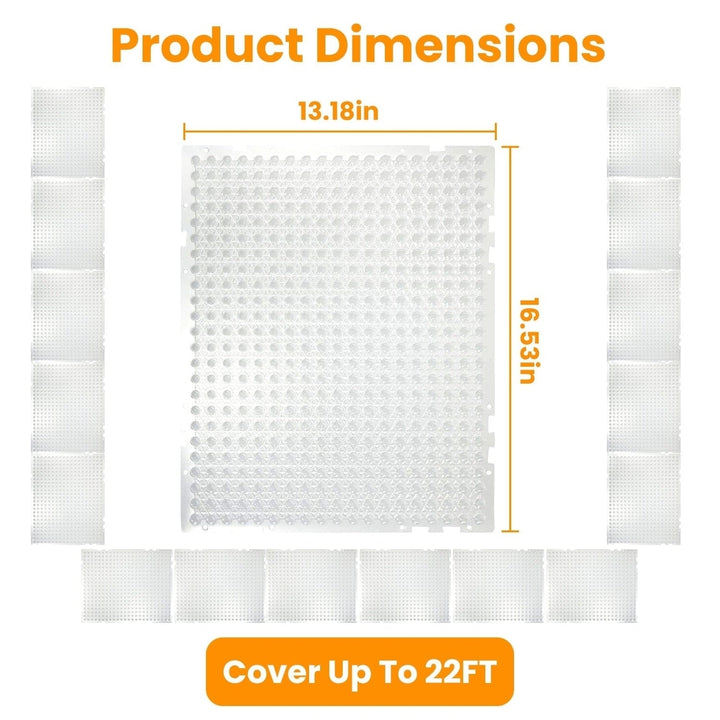 16-Pieces: Deterrent Training Mats with Spikes Image 10