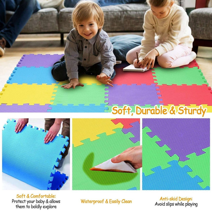 16-Pieces: Kids Puzzle Exercise Play Mat Image 12