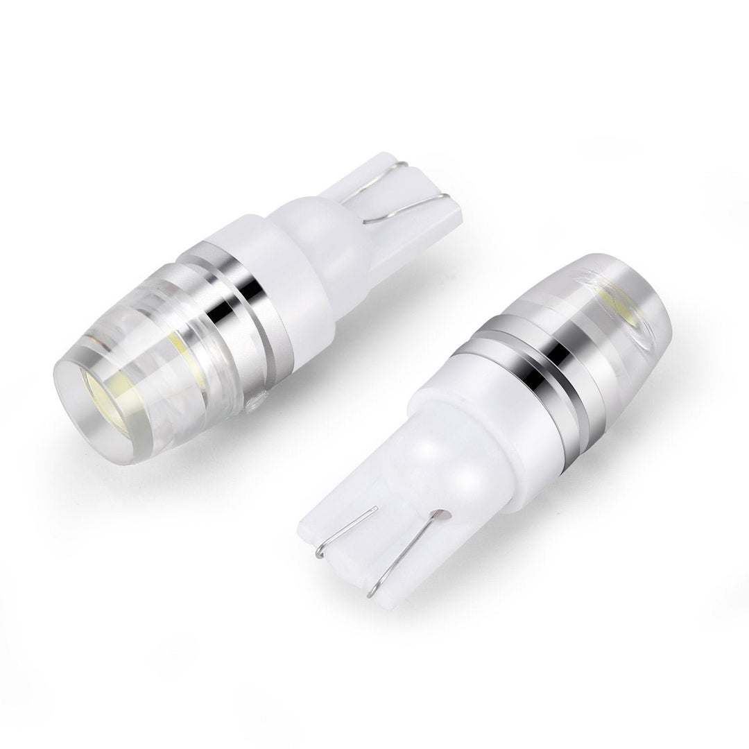 10-Piece: Xenon White Wedge Base LED Bulbs Image 2