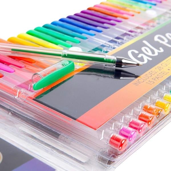 100-Pack: Colored Gel Pens Set Image 2