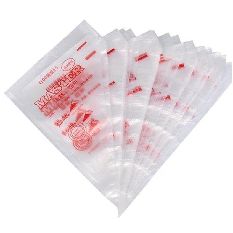 100-Pack: Disposable Cream Pastry Bags Image 1