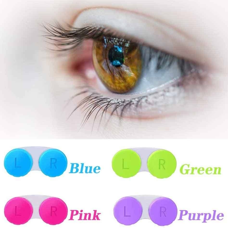 12-Pack: Colourful Contact Lens Case Box Holder Image 4