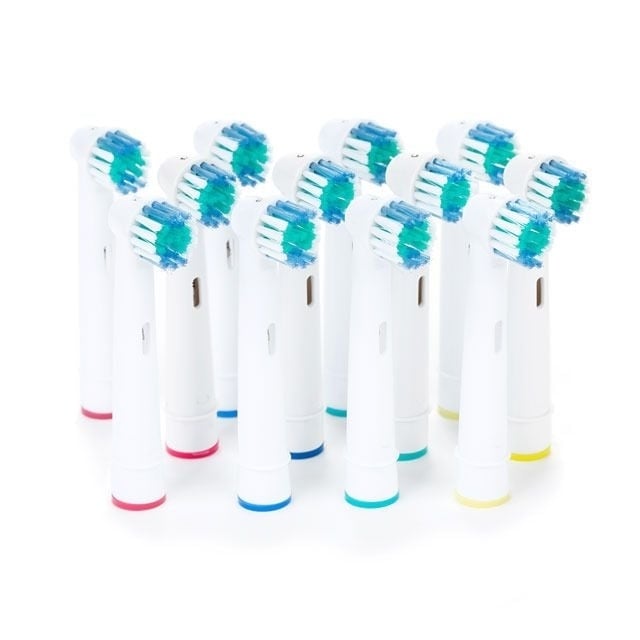 12-Pack: Oral-B Compatible Color Coding Toothbrush Heads Image 1