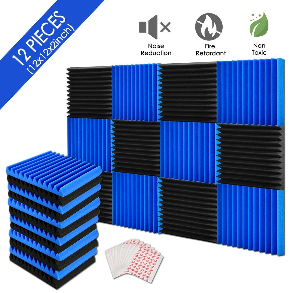 12-Pack: Sound Proof Padding Acoustic Foam Panels Image 2