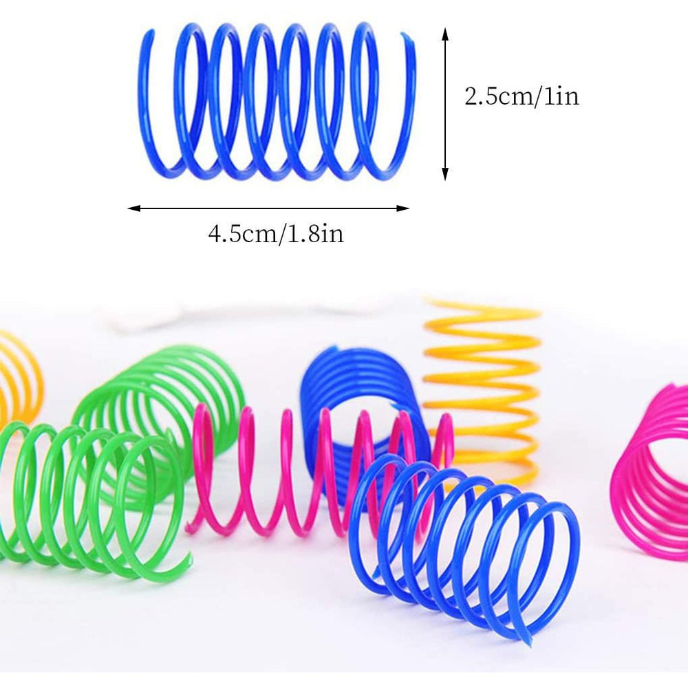 12-Piece: Cat Coil Spring Toy Image 2