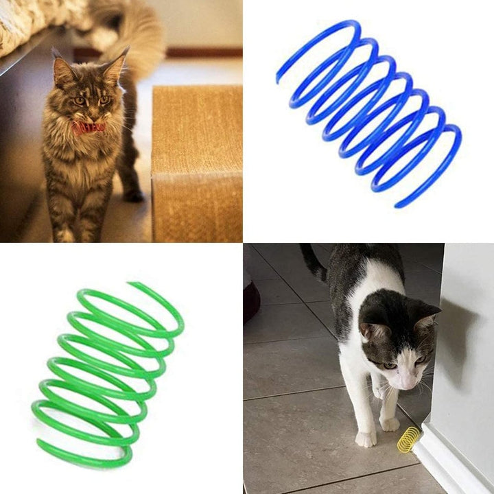 12-Piece: Cat Coil Spring Toy Image 4