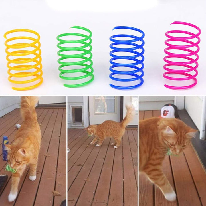 12-Piece: Cat Coil Spring Toy Image 6