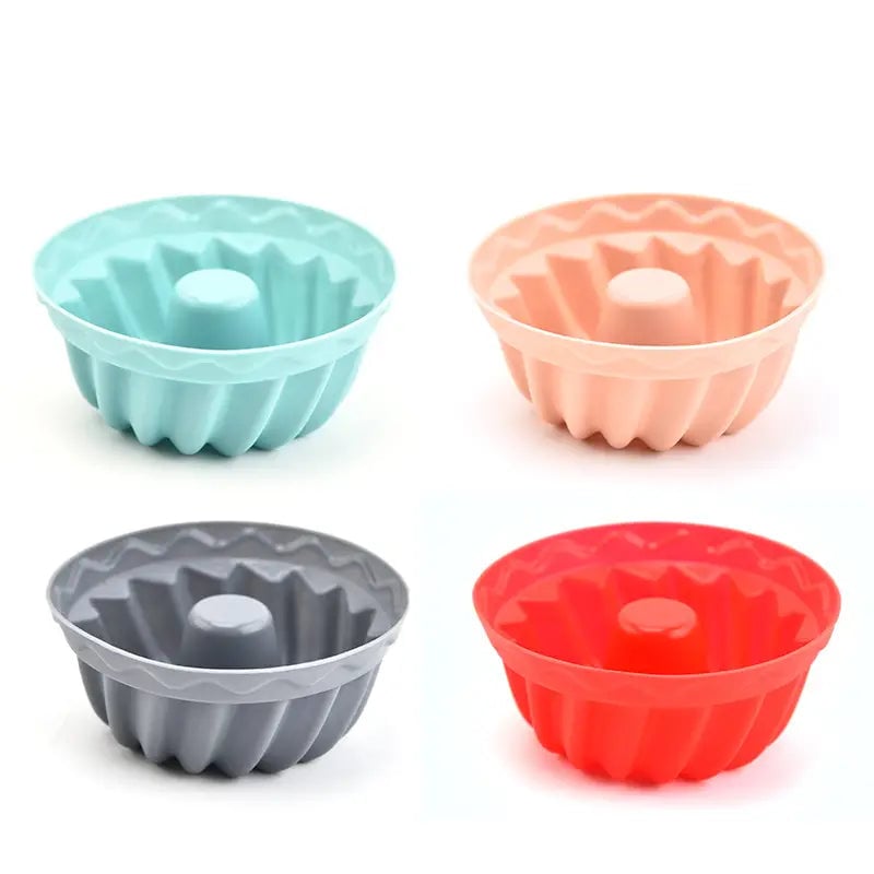 12-Pieces: Silicone Heritage Bundtlette Cake Mold Image 1