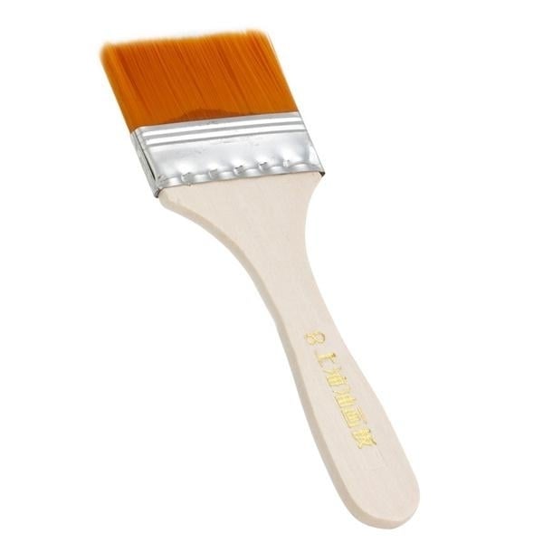 12-Pieces: Wooden Oil Painting Brush Image 2