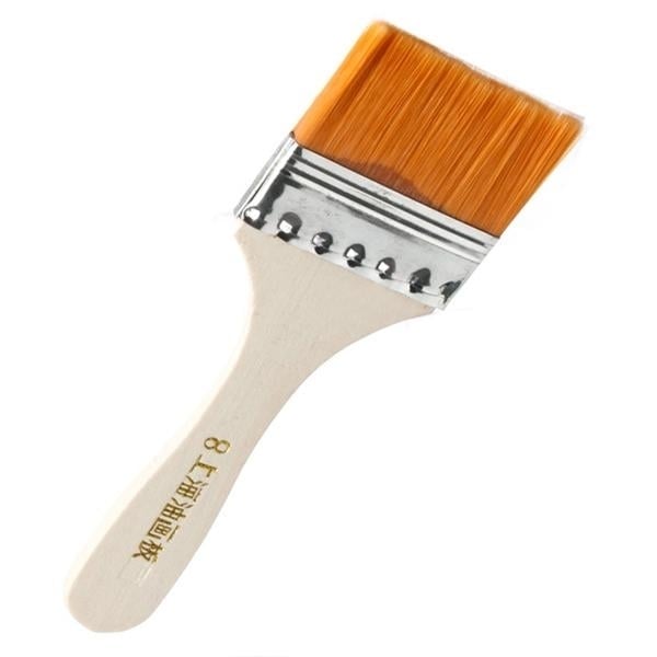 12-Pieces: Wooden Oil Painting Brush Image 3