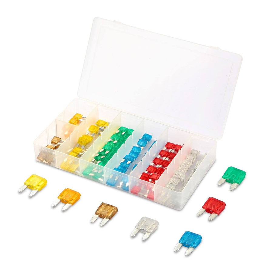 120-Pieces: Mini Auto Blade Fuse Set Image 1