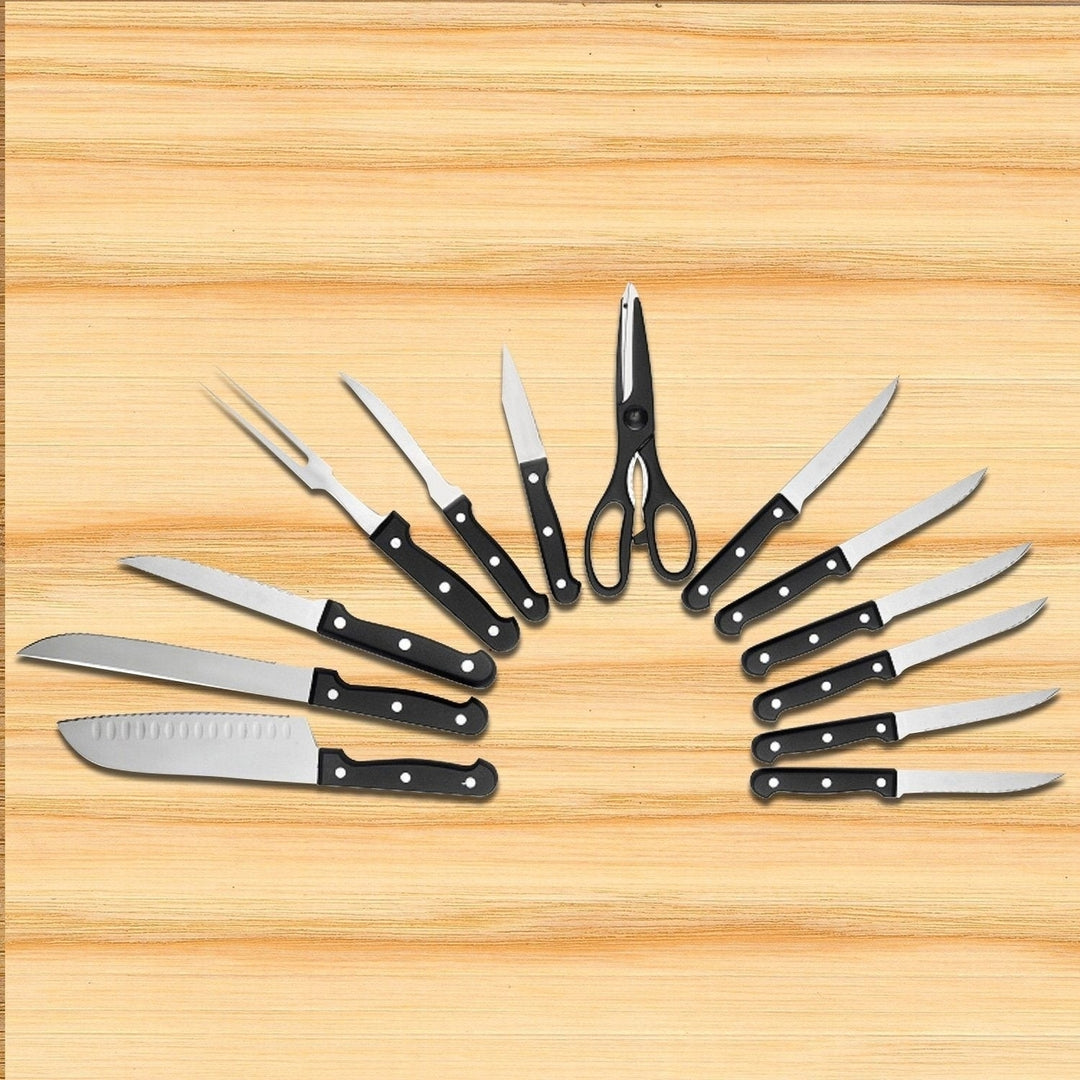 13-Piece: Knife Set Super Sharp Stainless Steel Image 3