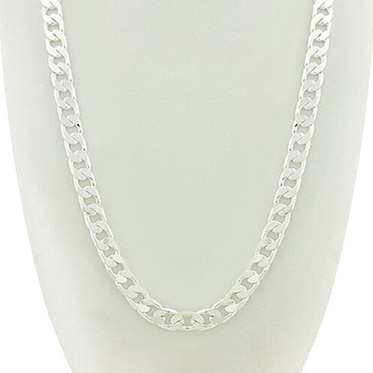 14k White Gold Filled Cuban Link Chain 24" Image 1