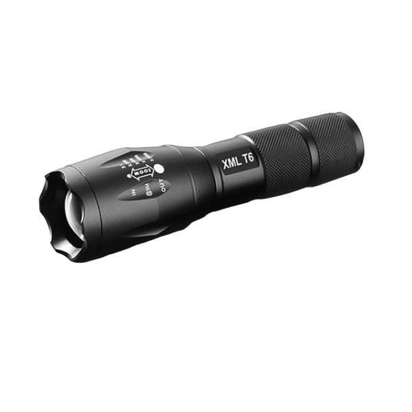 1600 Lumen Aluminum Alloy Tactical Flashlight with Zoom Image 4