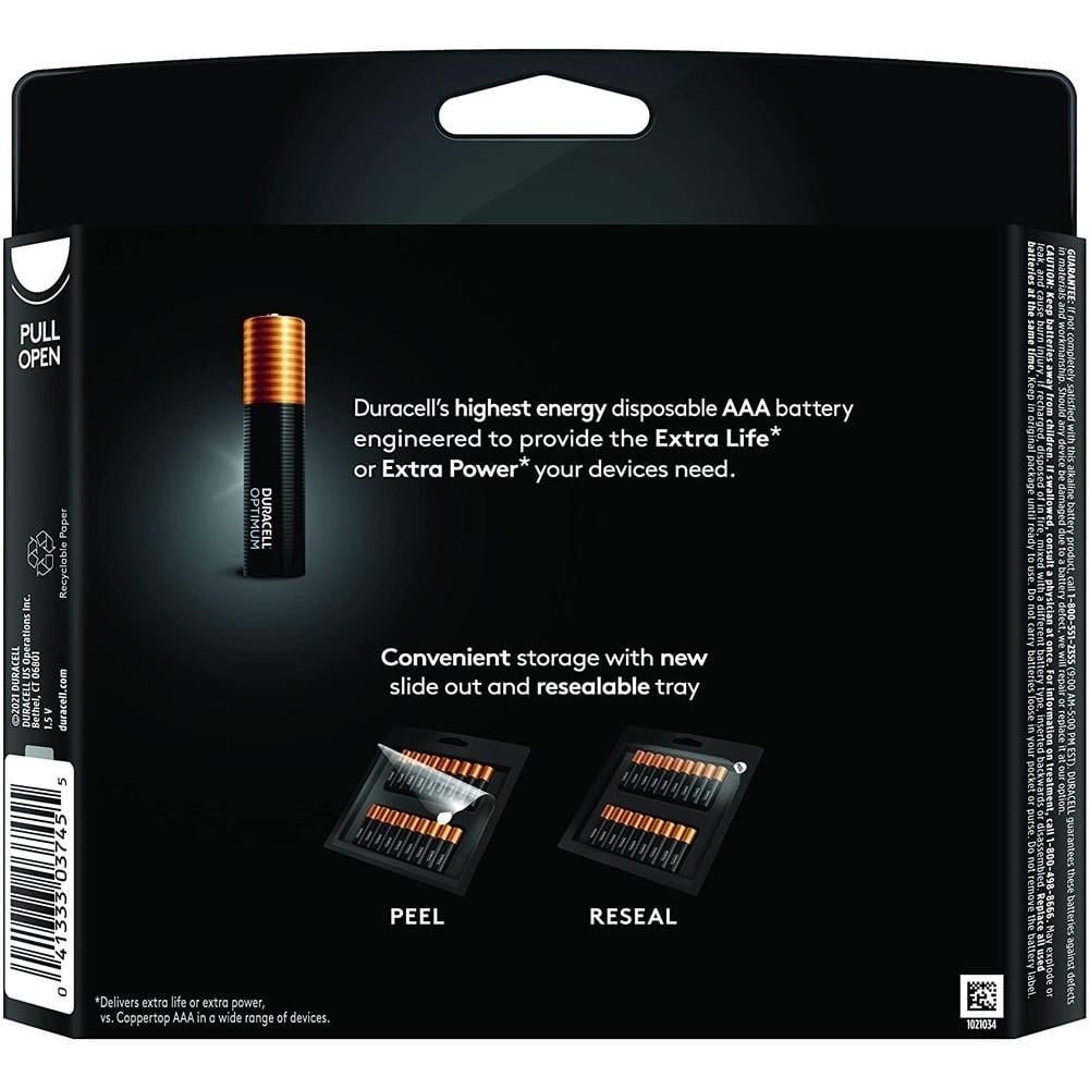 18-Pack: Duracell Optimum AAA Batteries Image 4