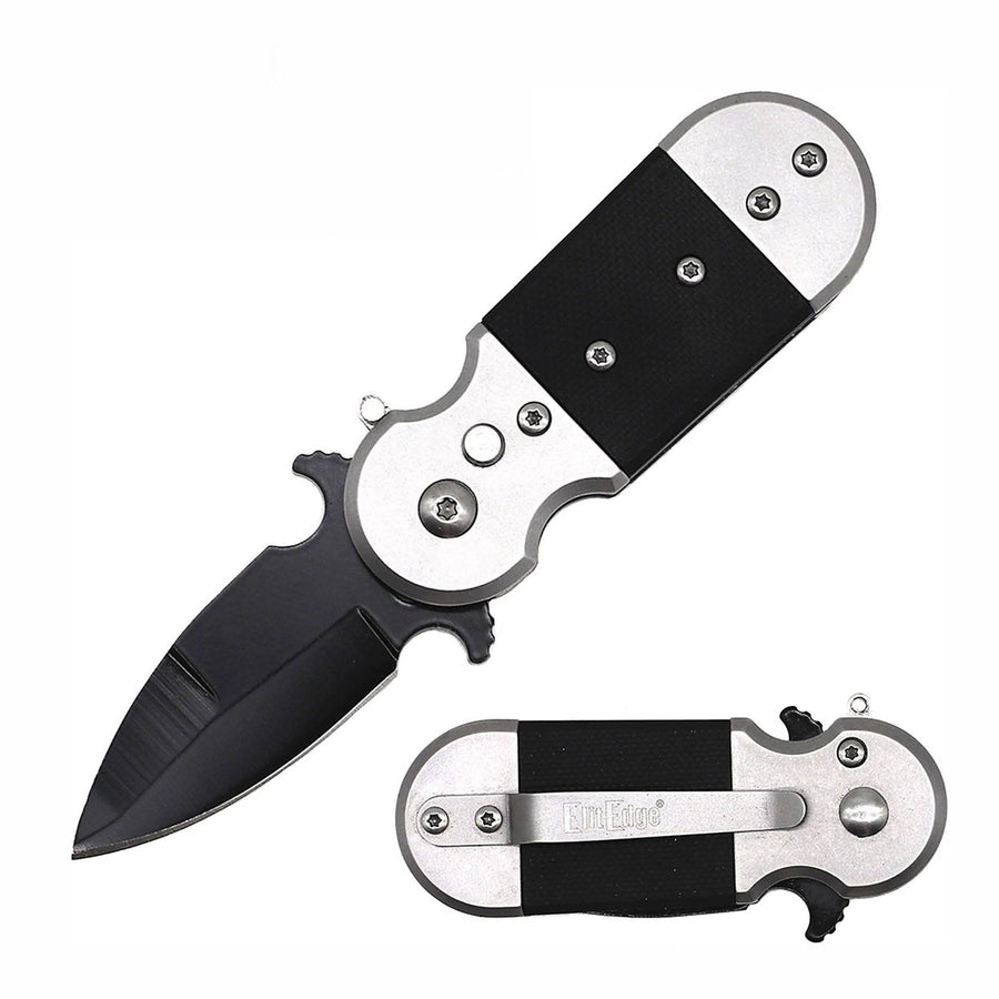 2-Pack: 4.75" Automatic Knife with Safety Lock Image 1