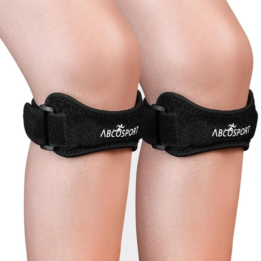 2-Pack: Abco Tech Patella Knee Strap - Knee Pain Relief Image 1