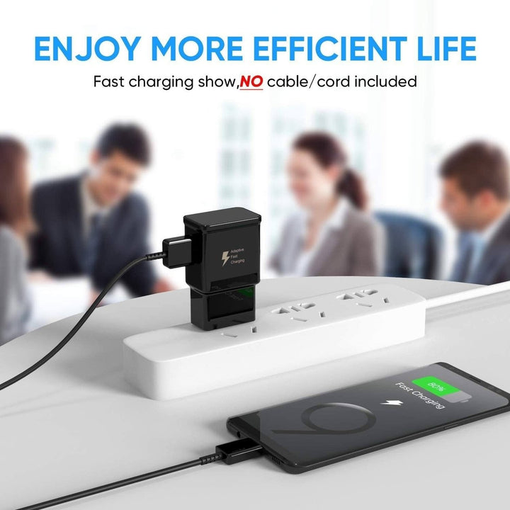 2-Pack: Adaptive Fast Charging Wall Charger Image 7