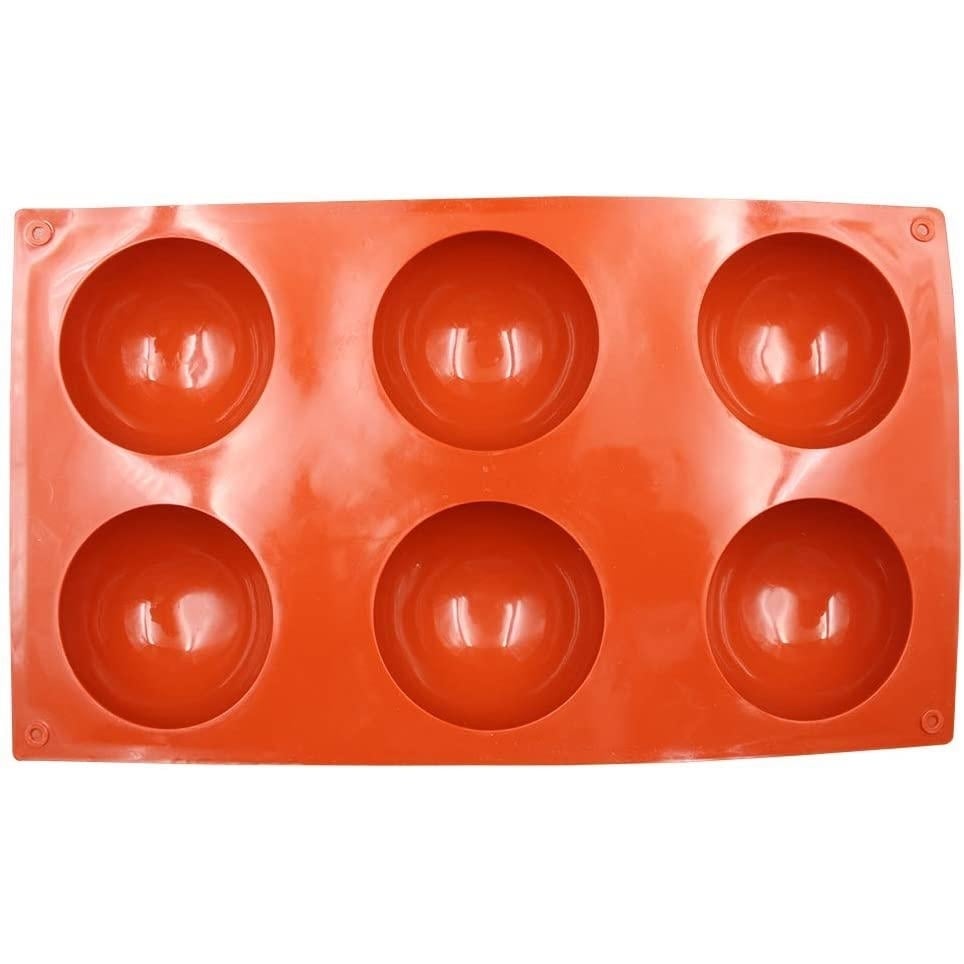 2-Pack: Baker Depot 6-Hole Silicone Mold Image 3