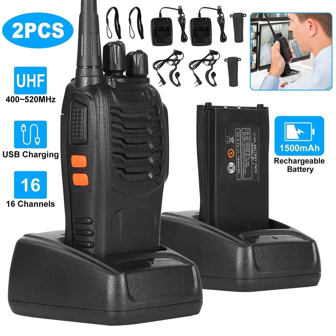 2-Pack: Baofeng BF-888S Walkie Talkies Two Way Radio Image 9