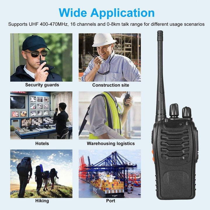 2-Pack: Baofeng BF-888S Walkie Talkies Two Way Radio Image 10