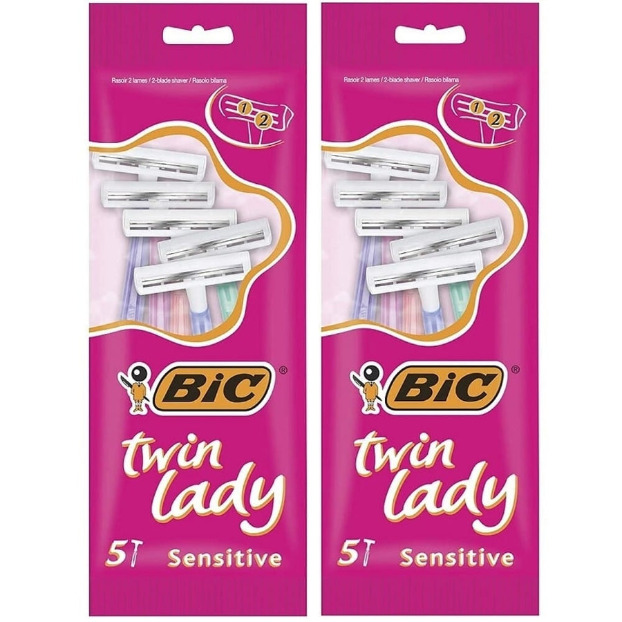 2-Pack: BIC Twin Lady Twin Blade Razor Image 1