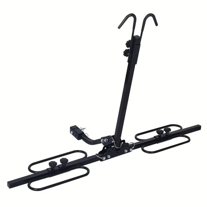 2 Bike Carrier Platform Hitch Rack Bicycle Rider Mount Fold Receiver 2" Image 4