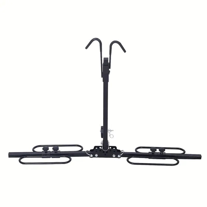 2 Bike Carrier Platform Hitch Rack Bicycle Rider Mount Fold Receiver 2" Image 6