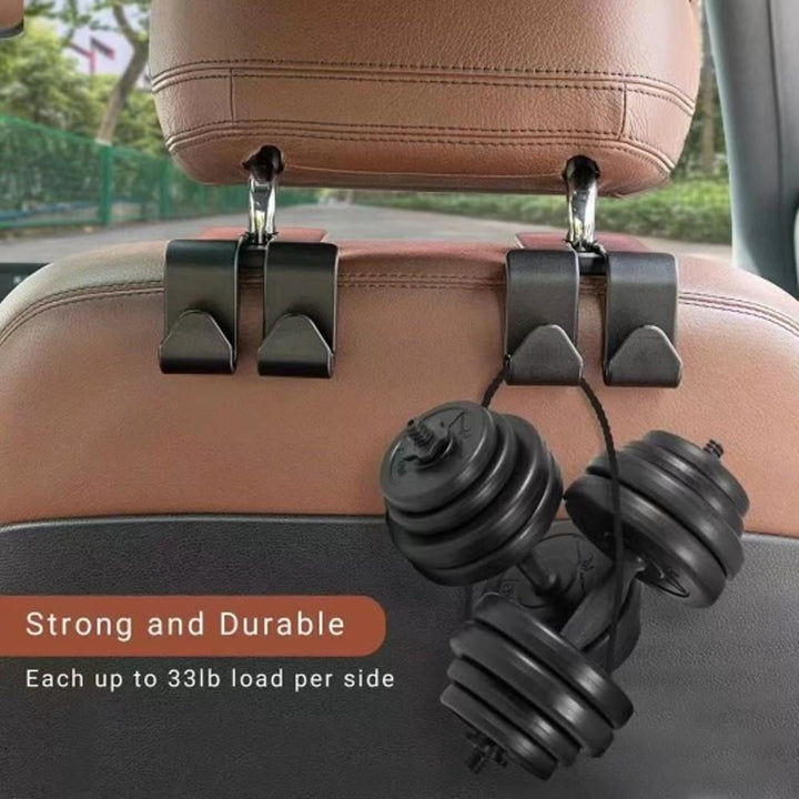 2 Pack: Multi-functional Vehicle Back Seat Hook Image 3