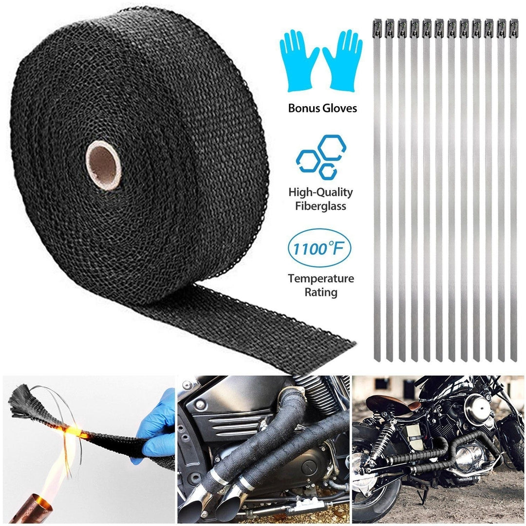 2" 50FT Fiberglass Manifold Header Pipe Heat Wrap Image 9