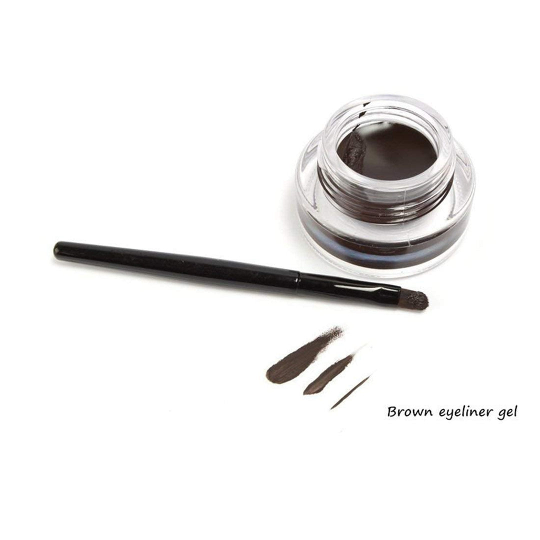 2-in-1 Black and Brown Gel Eyeliner Set Image 3