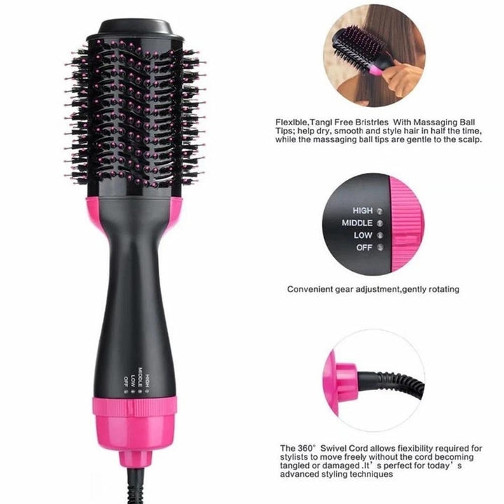 2-in-1 Hair Dryer Volumizer Hot Hair Brush Roller Comb Image 3