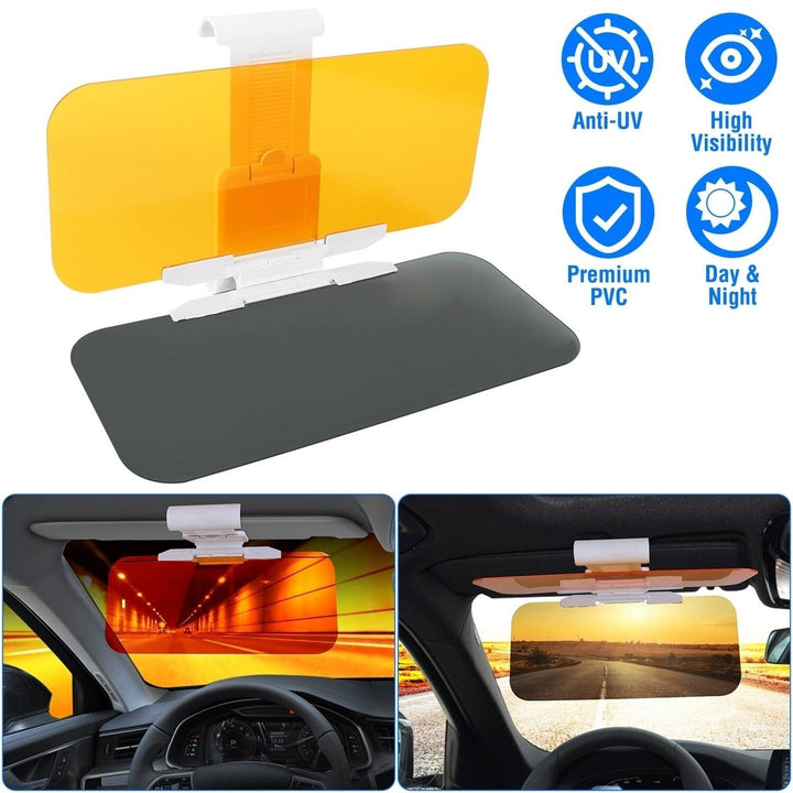 2-in-1 Sun Visor Extender with Adjustable View Angles Image 9