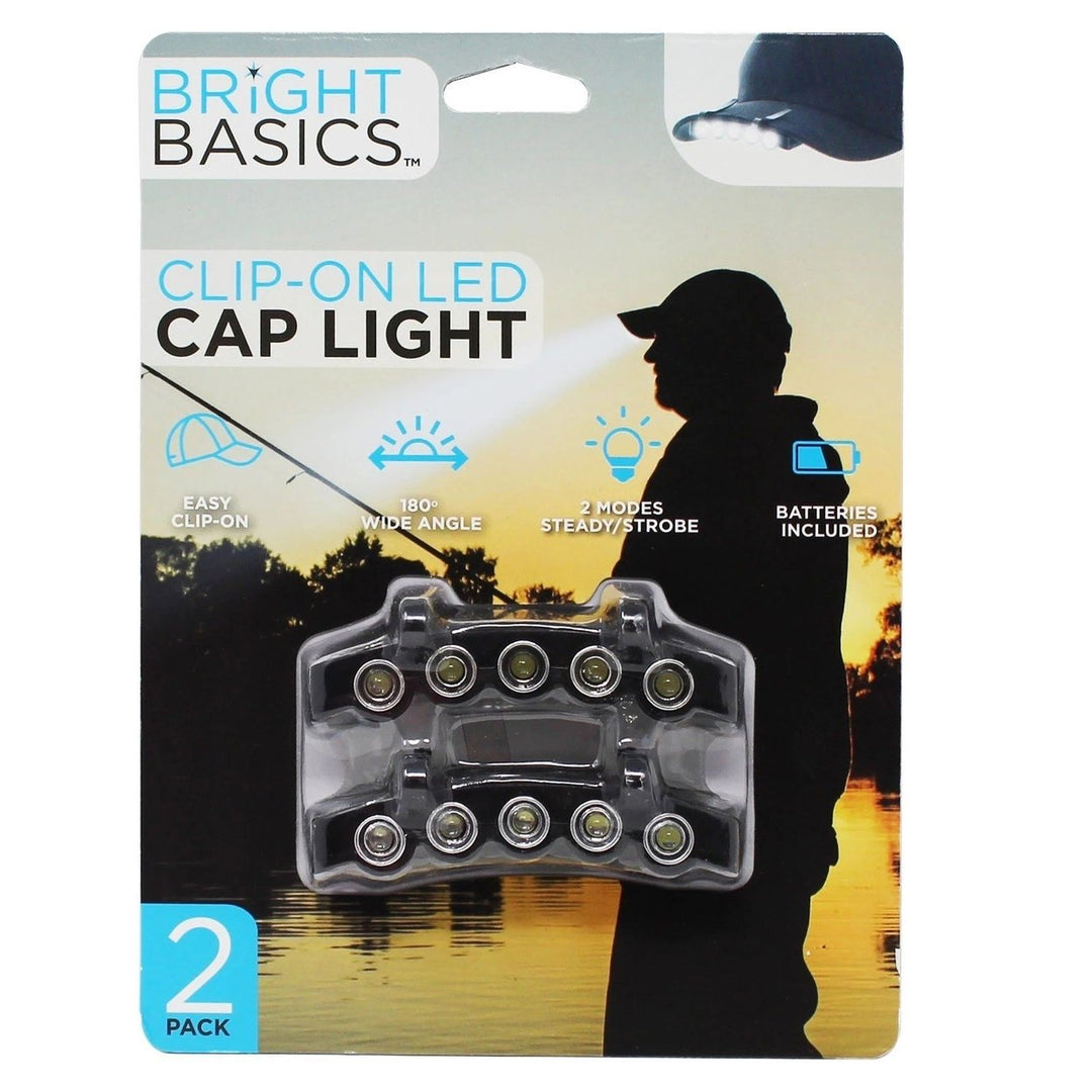 2-Pack: Bright Basics Clip-On LED Hat Lights Image 4