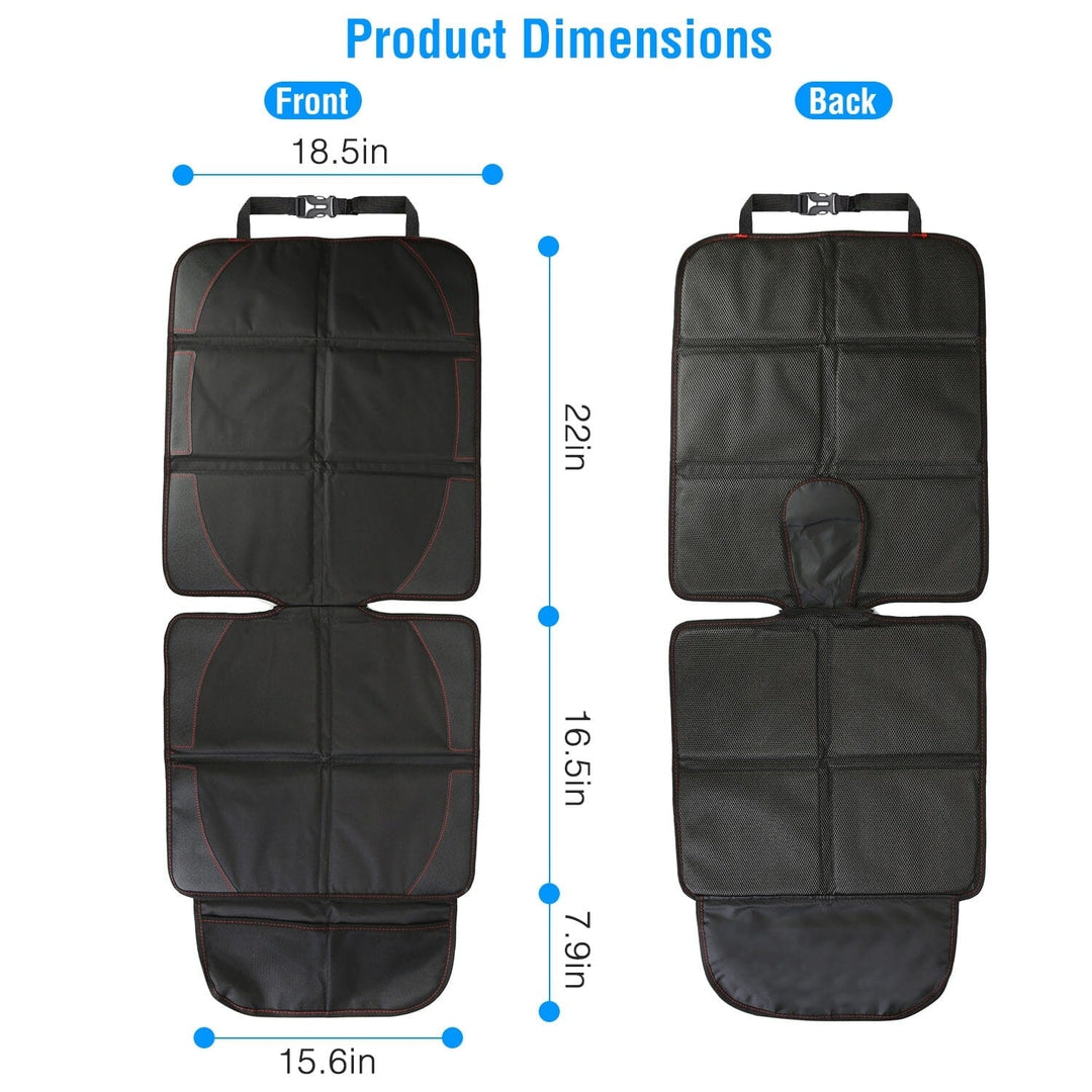 2-Pack: Car Seat Protector Cushion Mat Pad Image 4