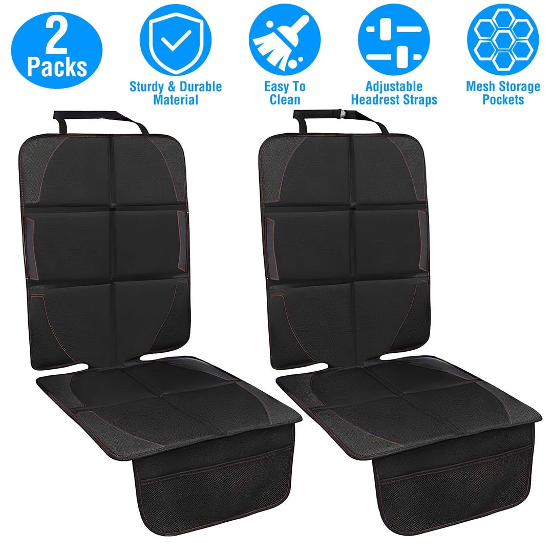 2-Pack: Car Seat Protector Cushion Mat Pad Image 4